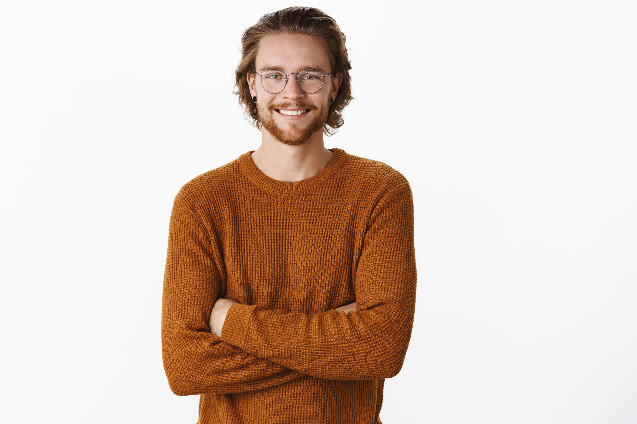 Jeune homme souriant